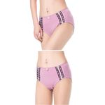 【K's凱恩絲】蝴蝶側邊超柔感透氣專利蠶絲內褲-mo9款藕紫(3件組), , large