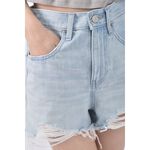 (S) uniqlo jeans丹寧牛仔棉質刷破純棉藍色短褲二手衣, , large