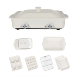 【NICONICO】雙溫控多功能料理鍋NI-K2001(大全配), , large