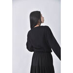 (M) earth music ecology排扣黑色長袖上衣二手衣, , large