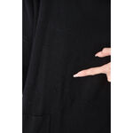 (XL) niceioi寬鬆黑色長袖上衣二手衣, , large