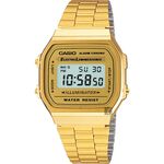 CASIO 卡西歐 復刻方型金錶 A168WG-9WDF, , large