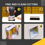 Rectangular woodworking chisel and hole-making tool, , large