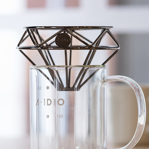 AIDIO｜鑽石咖啡濾杯(曜石黑)