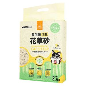 【汪喵星球】益生菌消臭豆腐砂 （花草砂）7L-6入組