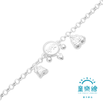 【童樂繪金飾】兒童純銀手鍊 小朋友守護神-虎爺 (彌月銀飾 滿月禮 寶寶足銀), , large