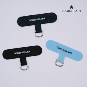 Loginheart｜手機夾片三色．固定片．掛繩片．經典黑．午夜藍．天青藍 Strap Adapter