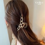 【Gulicc】古莉可 髮夾 韓系金屬 圈圈大抓夾, , large