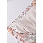 (S) mercci22碎花荷葉邊白色洋裝二手衣, , large