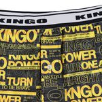KINGO-超大尺碼-男 排汗 平口彈性內褲-銘黃-445907, , large