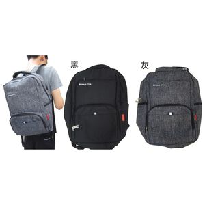 ~雪黛屋~GRENADE 後背包中容量USB充電主袋+外袋共五層可放A4資料夾14吋電腦內二暗拉袋防水尼龍布SD5285