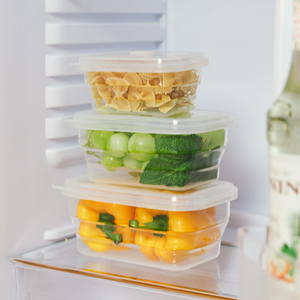 JC ECO BELIEVER RECTANGLE Silicone Container, 400ml/ 900ml/ 1200ml, 3 pcs