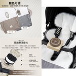 【芽比兔】嬰幼兒多功能安撫音樂通風推車坐墊(暖茶褐), , large