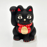 maneki-neko-Patterned Black, , large