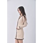 (S) 【安于晴Charlene私服】質感杏色洋裝二手衣, , large