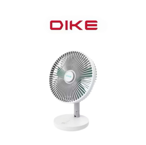 Folding storage standing table fan