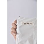 (S) lsf高腰素色白色連身裝二手衣, , large