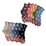 【BVD】1/2圓點直角女襪-B556 短襪 長襪 休閒穿搭襪, , large