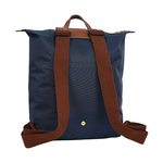 LONGCHAMP Le Pliage Original M 再生帆布中型折疊後背包/海軍藍, , large