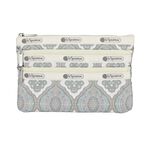 |快速出貨|Lesportsac 3-zip Cosmetic 三層拉鍊化妝包/ 大馬士革窗花, , large