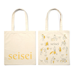 【seisei】Canvas shoulder tote, , large