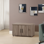 【唯熙傢俱】托比灰橡色3尺座式鞋櫃, , large