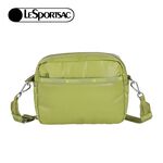 Lesportsac Deluxe Crossbody 拉鍊斜背包/ 亮面橄欖綠, , large