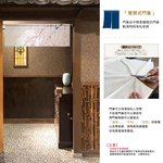 日本製【コスモ】短門簾《富士山垂枝櫻花》30CM, , large