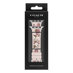 COACH Apple Watch 淡粉花朵錶帶 38/40/41mm適用 矽膠錶帶 禮物 送禮(不含手錶), , large