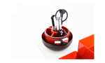 【O-Life】Round Rotating Storage Box - Black and White, , large