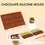 Chocolate Bar Mold Deep Dubai Break Apart Candy Molds Thick Stuffed Silicone Molds, , large