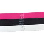 NIKE 彈性髮帶 韻律瑜珈 慢跑 止汗髮帶 JORDAN HEADBANDS 髮帶 3件組 J0003599, , large