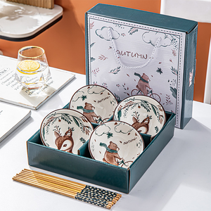 hand-painted-underglaze-ceramic-bowl-gift-set