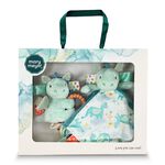 官方直營【MaryMeyer】小飛龍經典禮盒(手搖鈴+安撫巾), , large