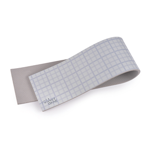 【Monster】 Soft Diatomaceous Earth Vanity Absorbent Mat, Set of 2 (60x10cm) – Gray Plaid