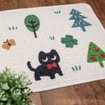 【日本Oka】日本製再生印花廚房地墊45×120cm(悠然時光款/可機洗/厚4mm), , large