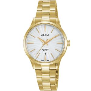 ALBA 雅柏 東京復古時尚女錶-29mm VJ22-X358G(AH7W36X5)