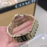 [星晴錶業]COACH手錶,36mm,CH00136糖豆錶面彩色錶殼金色精鋼錶帶款, , large
