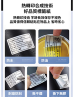 【德佟DETONGER】DT360P(300DPI) 熱轉印標籤機 藍芽標籤機 貼紙機 送硬殼包 送40*30mm啞銀貼紙, , large