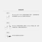 Moshi Pebbo for AirPods 藍牙耳機充電盒保護套 (1,2代通用)(附可拆式腕帶), , large