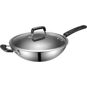 ASD 316L stainless steel wok
