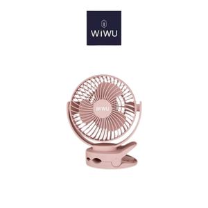 【Leo手機周邊專賣店】  WiWU 多功能USB夾式涼風扇 /  MY-W026  / 乾燥玫瑰