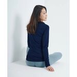 YOGA FLOW Ula Tshirt - 長袖圓領罩衫 - 潛水藍 Snorkel Blue, , large