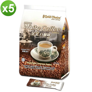 【Jinbao】White Coffee Espresso (40g x 15 packs/bag) x 5 bags