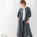 日本【SHONAGON】印度棉麻法式輕盈洋裝, , large