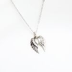 【Angel & Me】Angel Wing s925 sterling silver necklace Birthday gift, , large