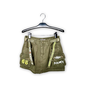 Fashionable Personalized Pants and Skirts Army Green