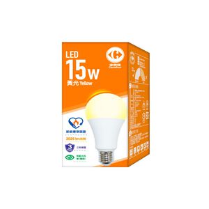 家樂福LED節能標章燈泡15W-黃光