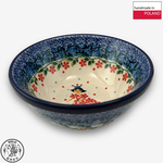 【SOLO Vintage】CA Polish Pottery 12cm Small Bowl Sauce Dish Dessert Bowl Ice Cream Bowl Pudding Bowl Red Princess Series, , large