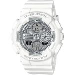 CASIO 卡西歐 G-SHOCK 海波粼粼 蒸鍍光澤雙顯手錶 GMA-S140VA-7A, , large